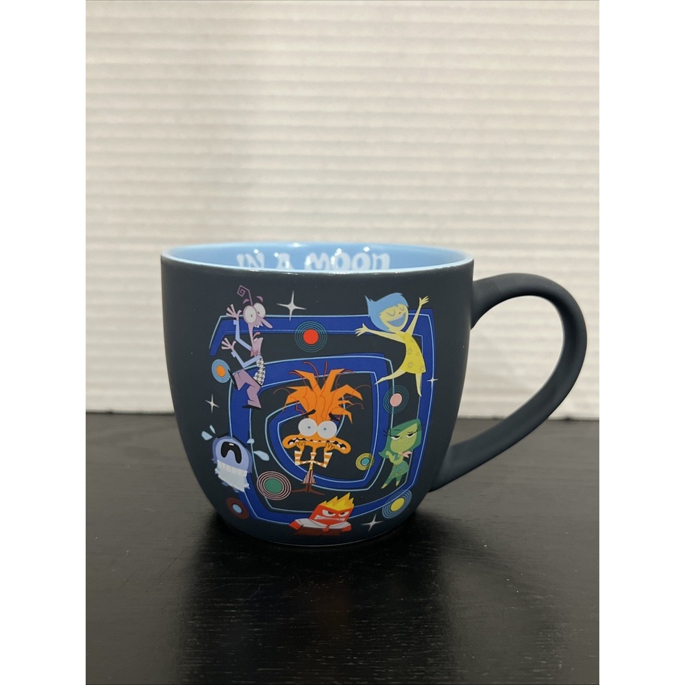 Disney Pixar Inside Out 2 IN A MOOD Soft Touch Ceramic ~16 oz Mug
